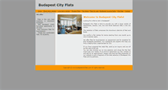 Desktop Screenshot of budapestcityflats.com